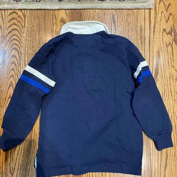 Ralph Lauren Blue and Yellow Polo with Embroidered Logo - Picture 2 of 4